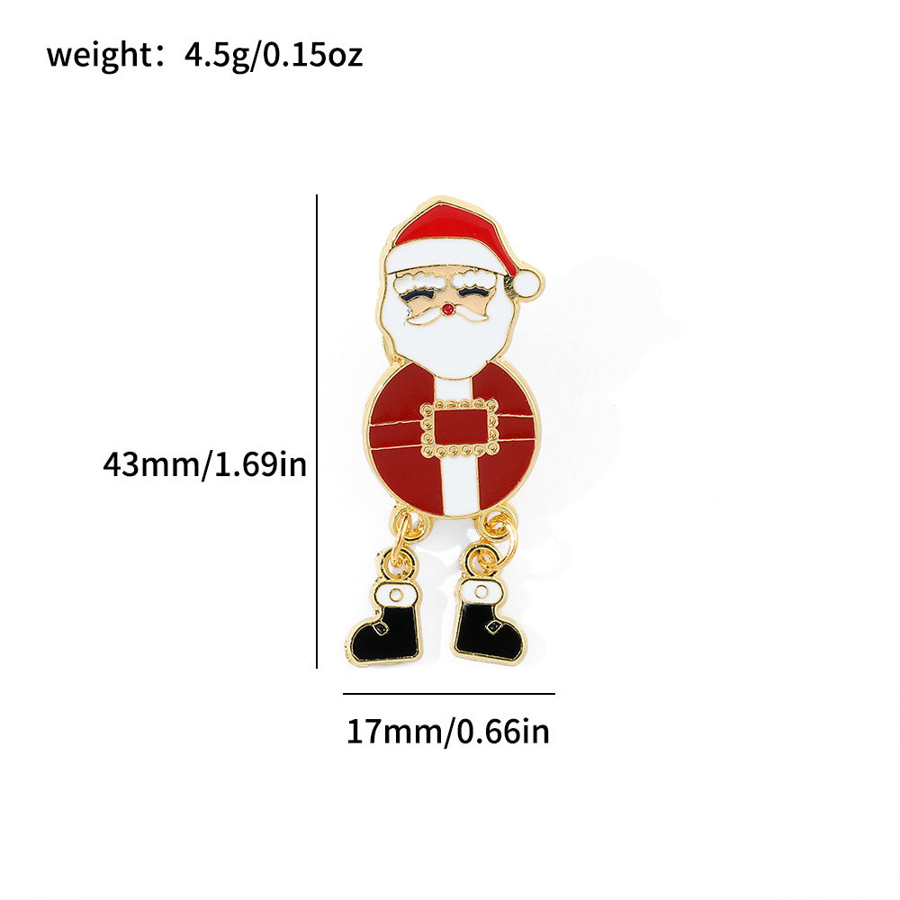 Alloy Christmas creative brooch (Minimo de Compra 2) MYA-HaoY008