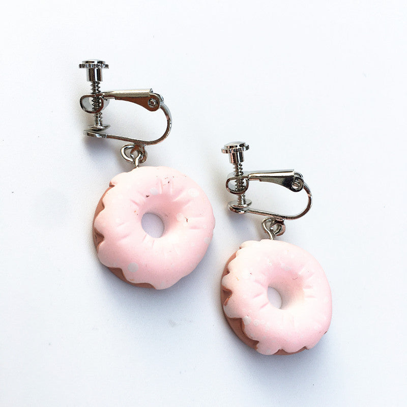 Acrylic New Donut Earrings (Minimo de Compra 2) MIC-ChouT037