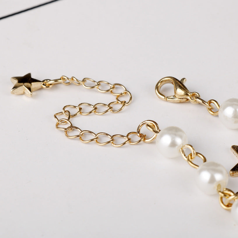 Alloy hollow star wing bracelet MIC-AiWen001