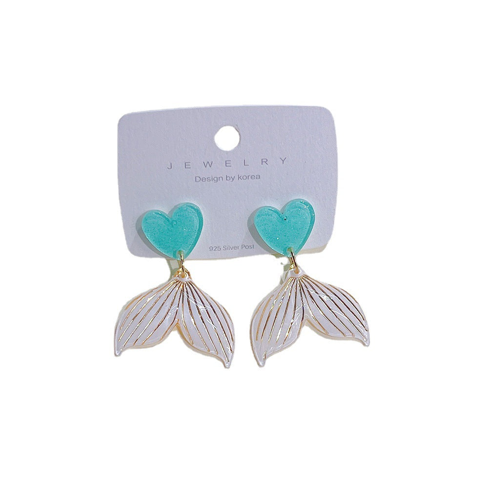 Acrylic Fresh Color Earrings  (Minimo de Compra 2) MYA-PingH024