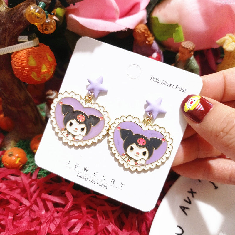 Alloy cartoon cute and cute dressing earrings MYA-XingJ078