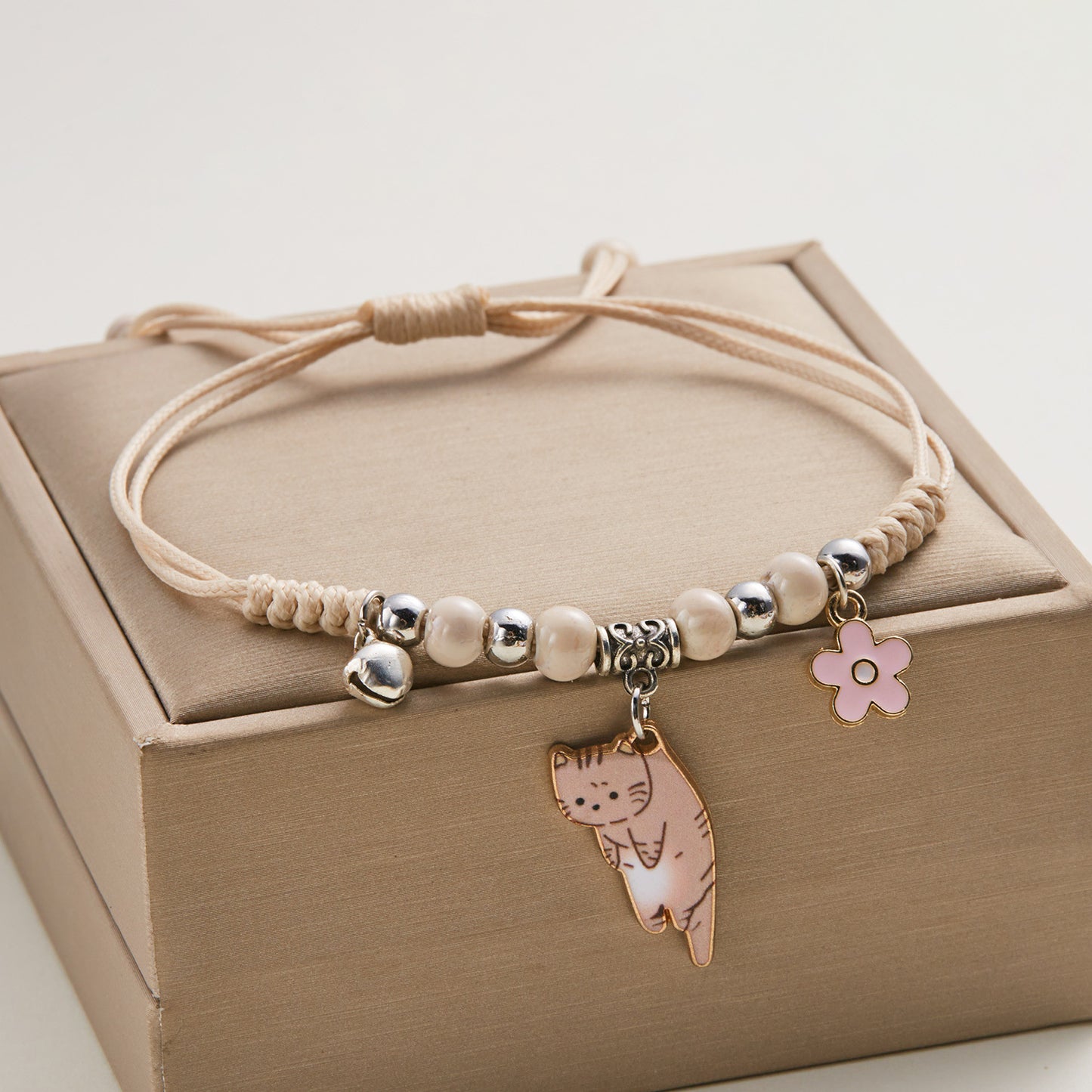 Alloy Simple Lazy Cat Bracelet MIC-ChuY024