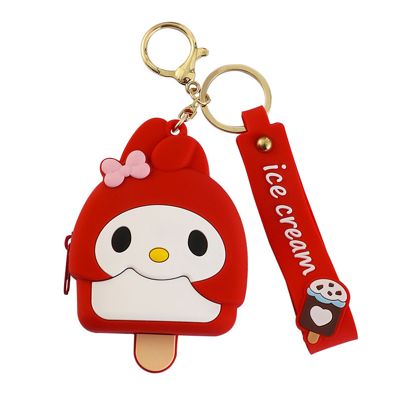 PVC new zero wallet cartoon keychain MIC-BenX014