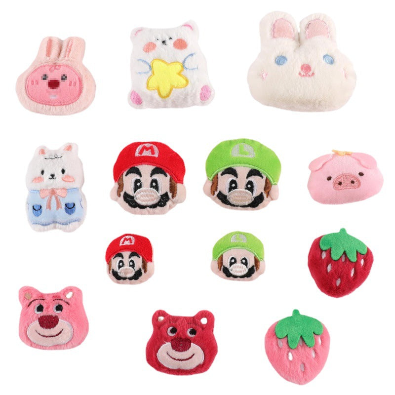 Plush cartoon cute Mario brooch MIC-ZhanY003