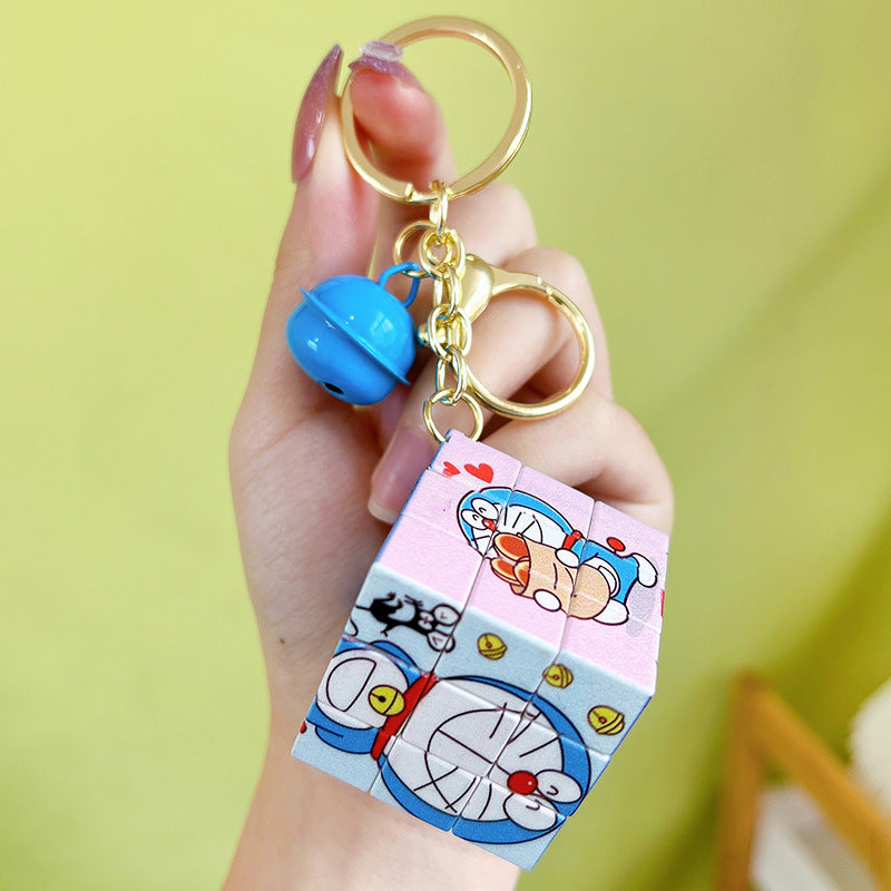 PVC new decompression puzzle cartoon keychain MIC-YanG004