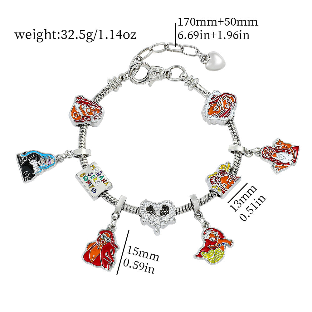 Alloy Bad Rabbit Karol Bracelet (Minimo de Compra 5) MYA-ZhuoX021