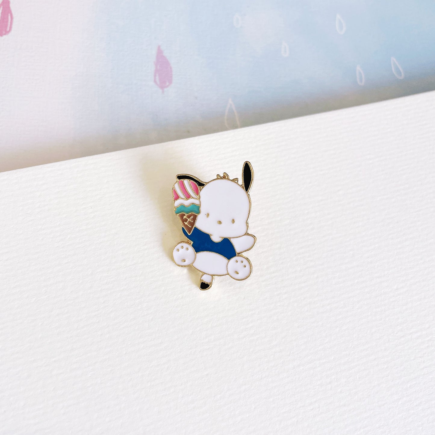 Alloy cute anime character brooch MIC-KaL040