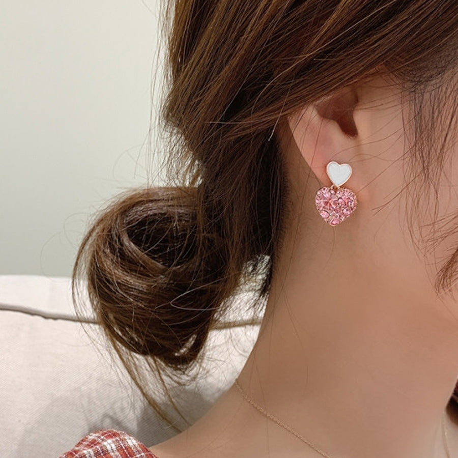 Alloy minimalist and fashionable earrings MIC-BiX006