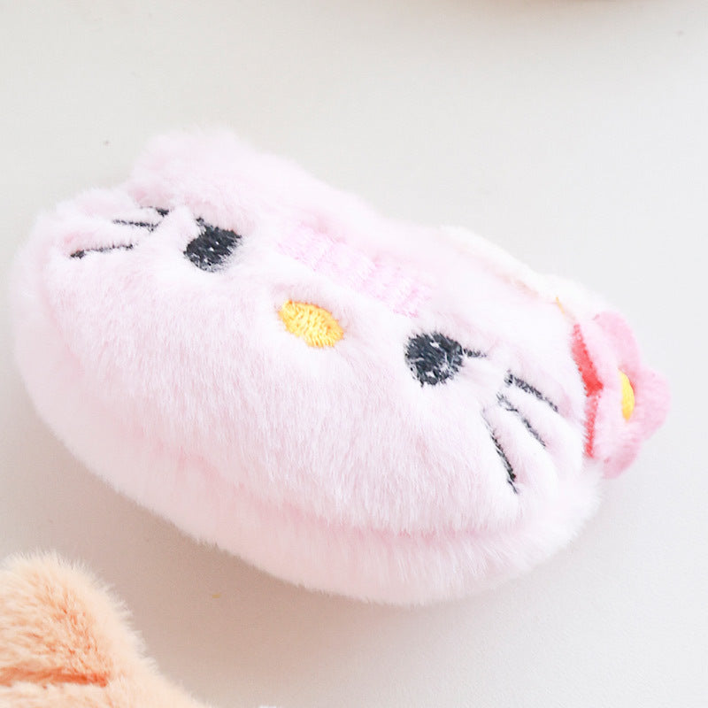 Plush cartoon cute cat brooch MYA-ZhanY004