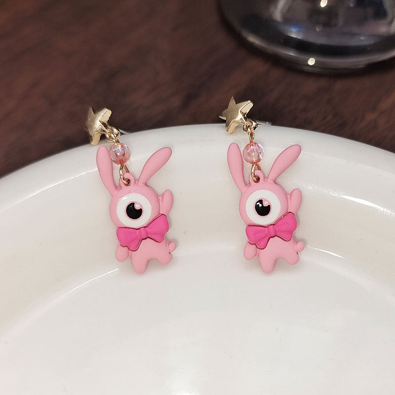 Alloy cute rabbit earrings MIC-BLD093