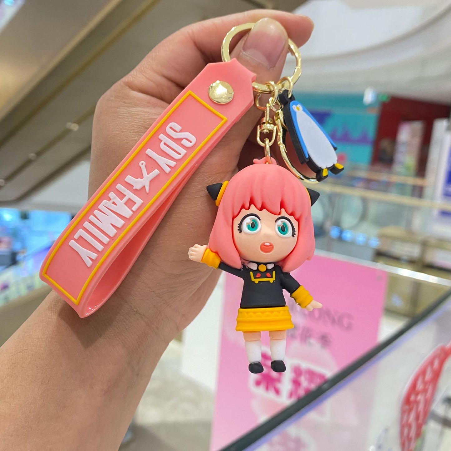 PVC cute cartoon spy family keychain (Minimo de Compra 2) MIC-PengY008