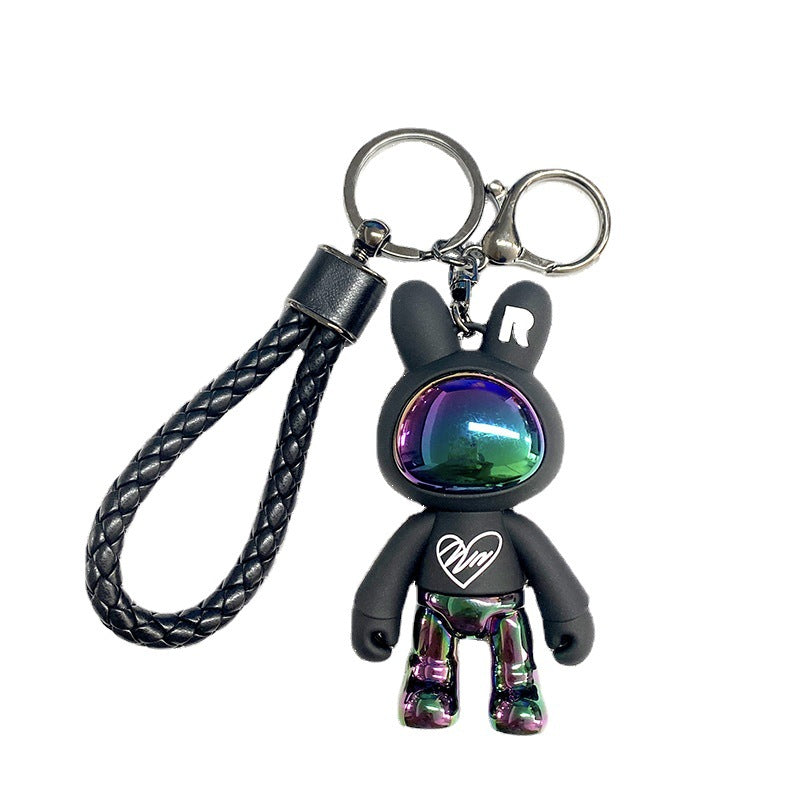 PVC electro-optic rabbit Keychain Minimo de compra 2 MIC-LingY004