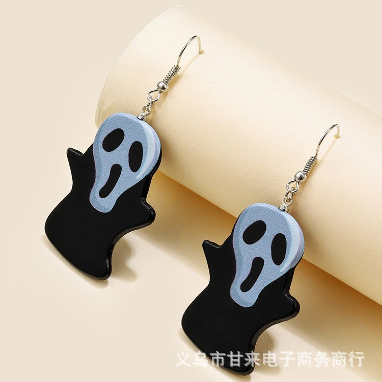 Acrylic New Halloween Collection Earrings (Minimo de compra 2) MYA-GanL038