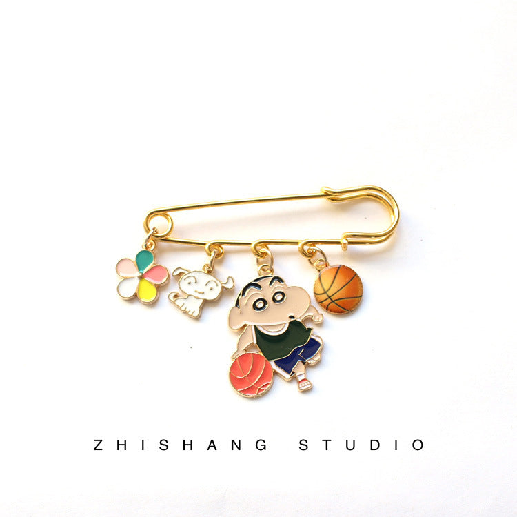 Alloy crayon small new brooch (Minimo de Compra 2) MIC-ShangS015