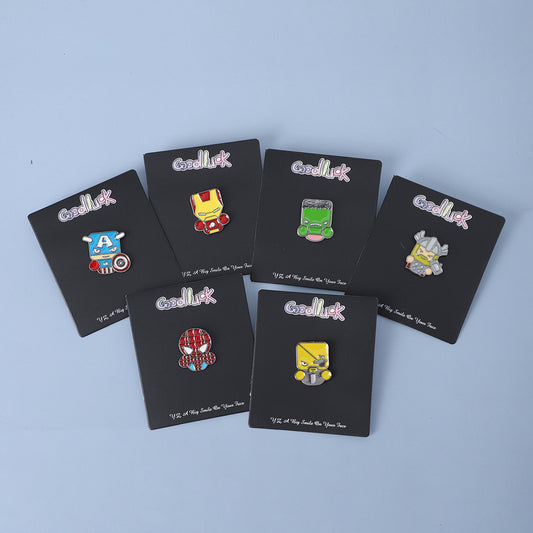 Alloy cute Marvel hero brooch MIC-ChenW020