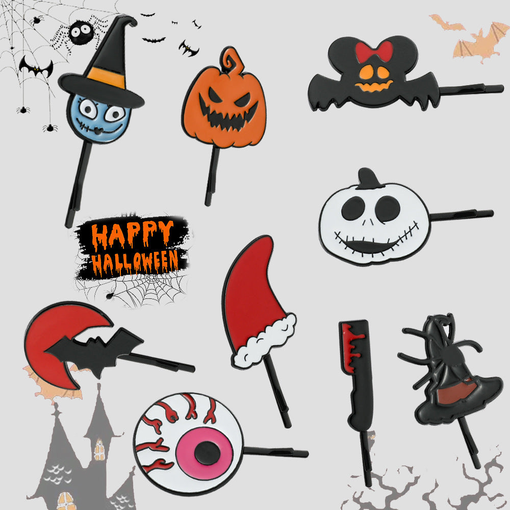 Alloy Halloween Ghost Hair Clip (Minimo de compra 2) MIC-YunX013