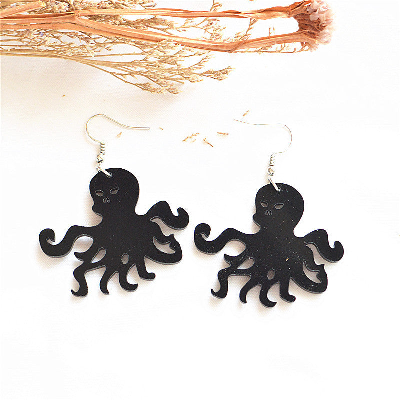 Acrylic horror and funny ghost earrings MYA-XieN059