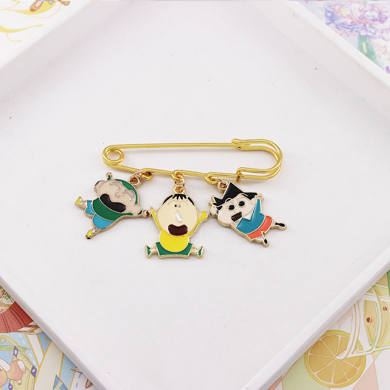 Alloy cartoon crayon small new brooch (Minimo de compra 2) MIC-QiC032