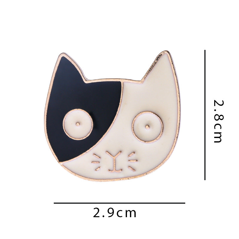 Alloy cute cat brooch MIC-ChenW014