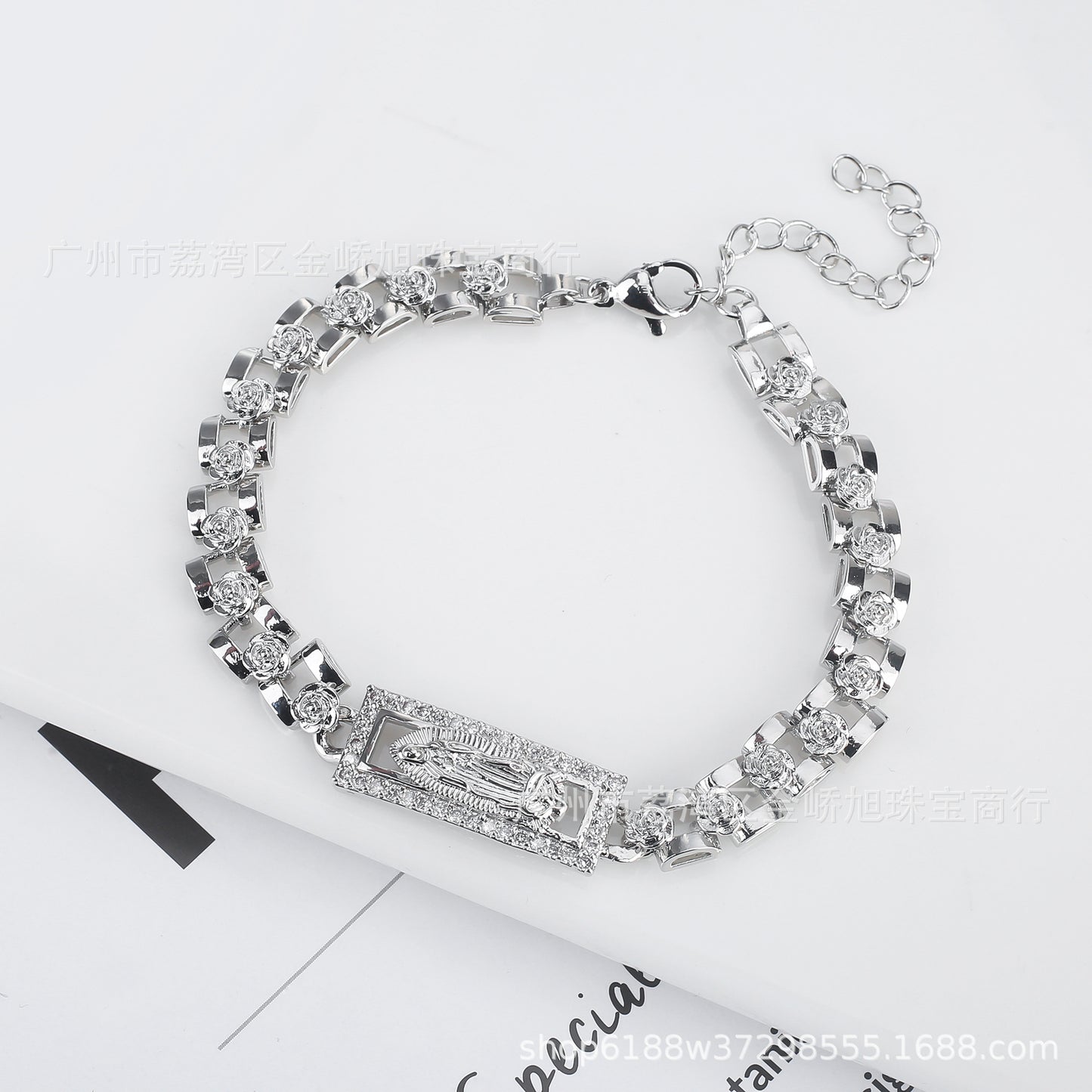 Alloy Virgin Jesus Bracelet MIC-JJX004