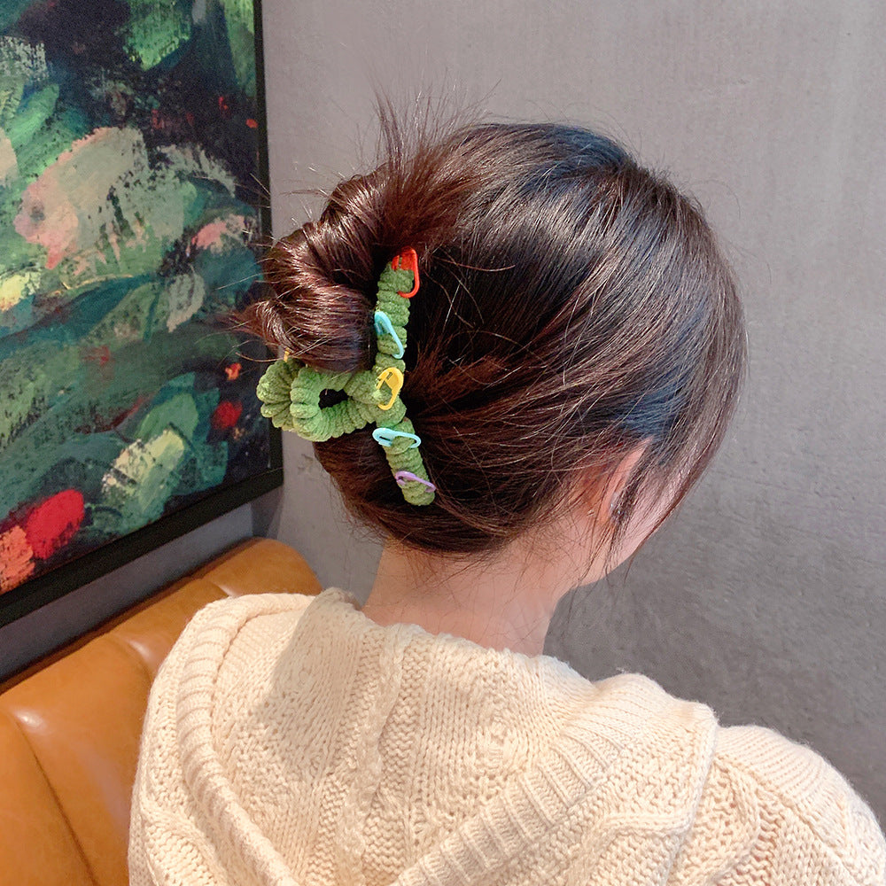 Plush cartoon cute hair clip (Minimo de compra 2) MIC-MiaoD004