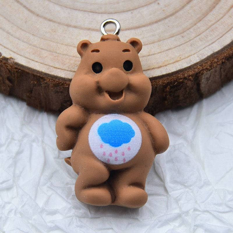 Resin Rainbow Bear Accessories MIC-ZhiB008