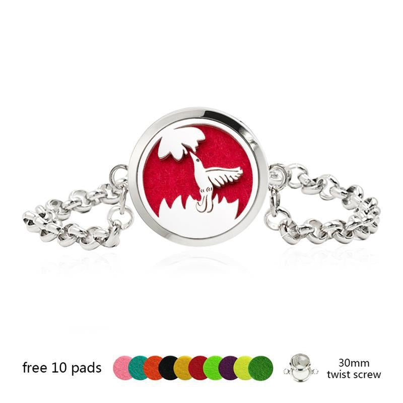 Bracelet Stainless steel aromatherapy cartoon bracelet AOXI002