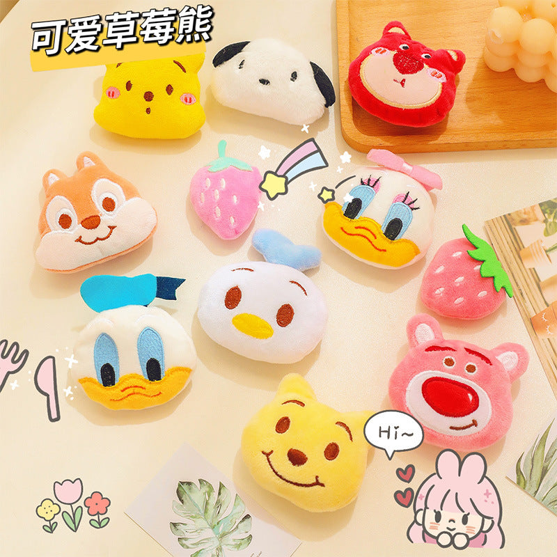 Plush cartoon cute brooch MIC-ZhanY010