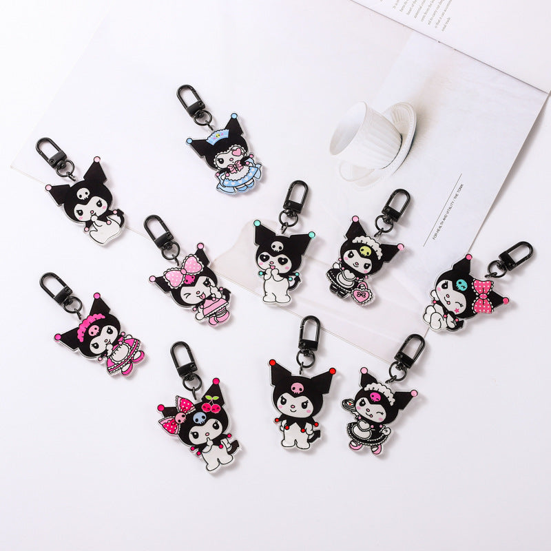 Cute Acrylic Keychain Cartoon Pendant Bag Jewelry Minimo de compra 2 (M) GHui012