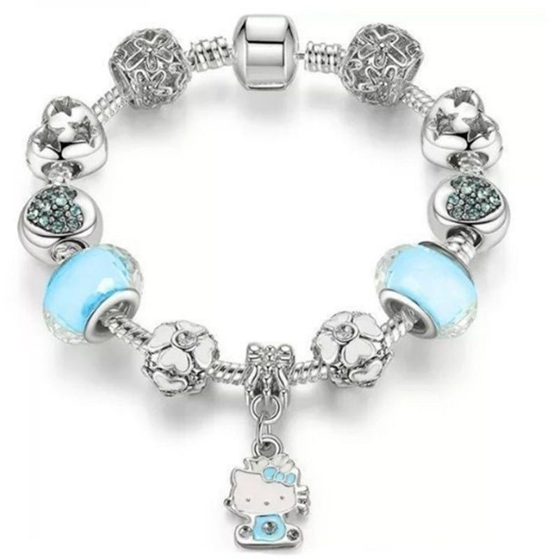 Alloy DIY Pandora Cartoon Bracelet MIC-LiY029