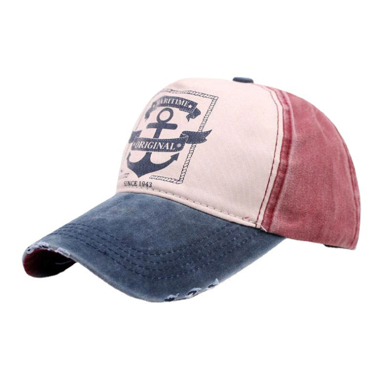 Cotton boat anchor retro Baseball cap (Minimo de compra 2)  MYA-BoD001