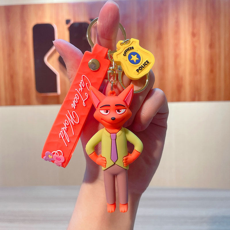 PVC Crazy Animal City Keychain MIC-JinG013