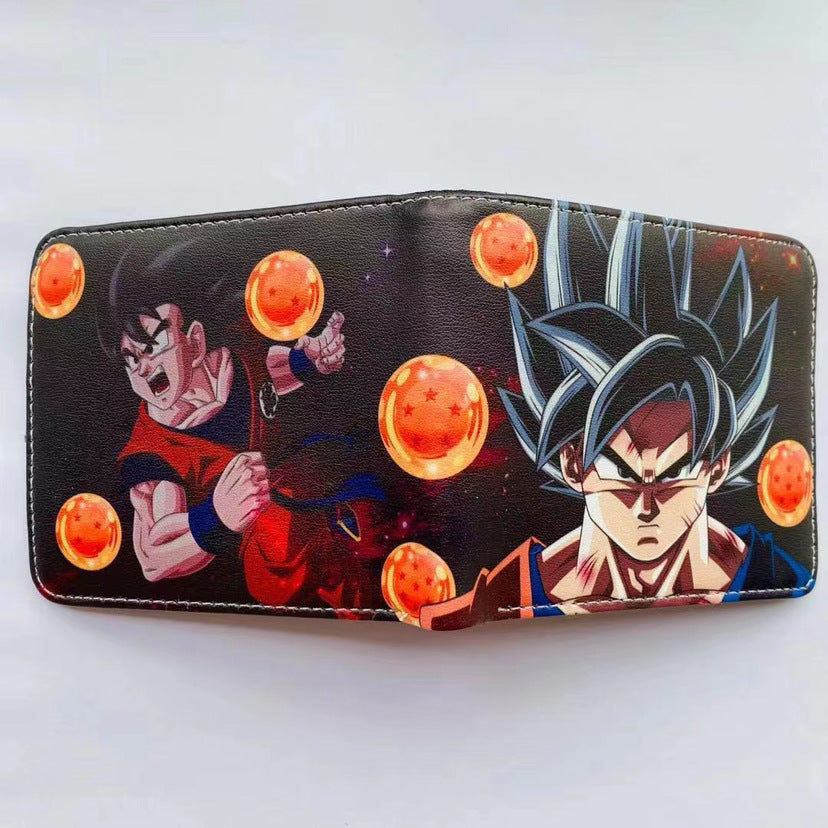 PU Seven Dragon Ball Short Wallet MIC-HaoJ010