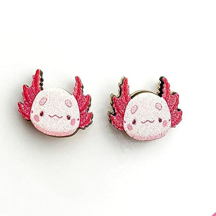 Alloy Cute Animal Salamander Earrings MYA-SanY004