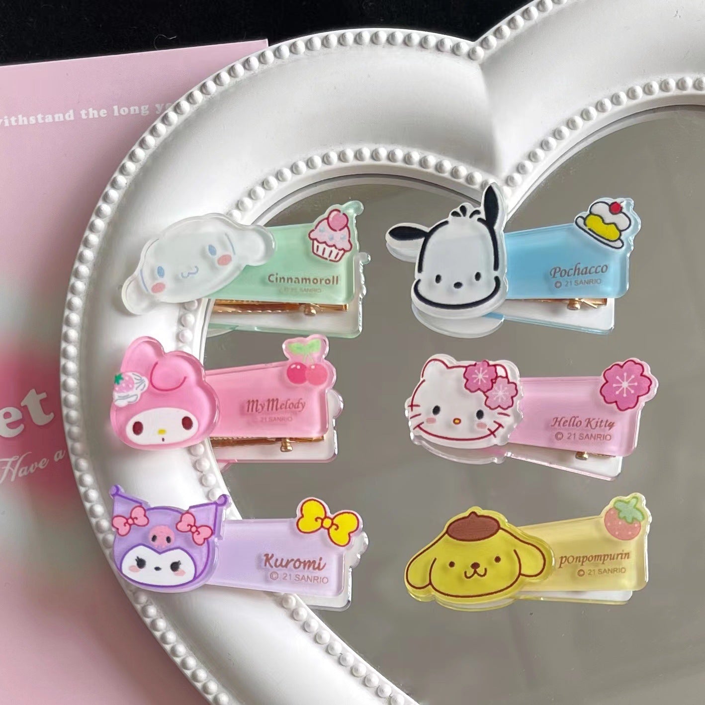 Plastic cartoon cute hair clip (Minimo de Compra 2)  MYA-YingZ005