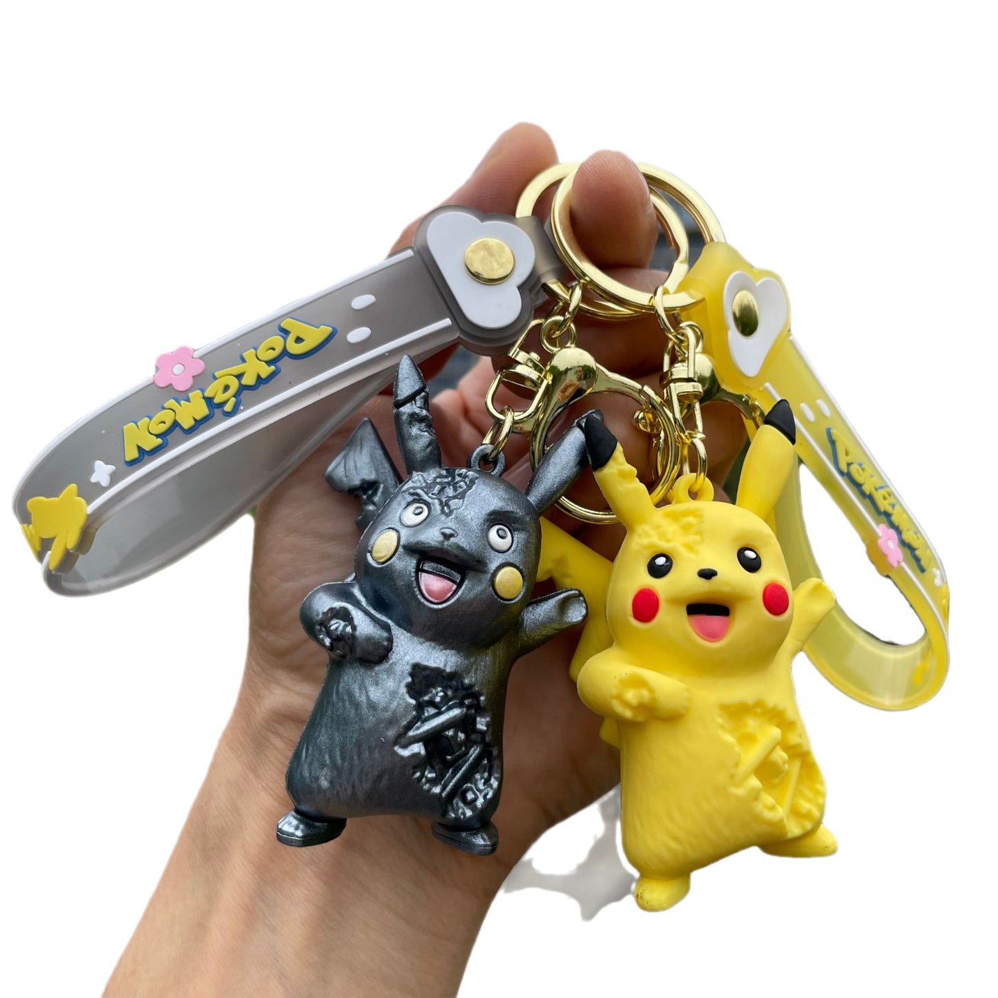 PVC New Pokemon Pikachu Keychain MIC-YaoP020