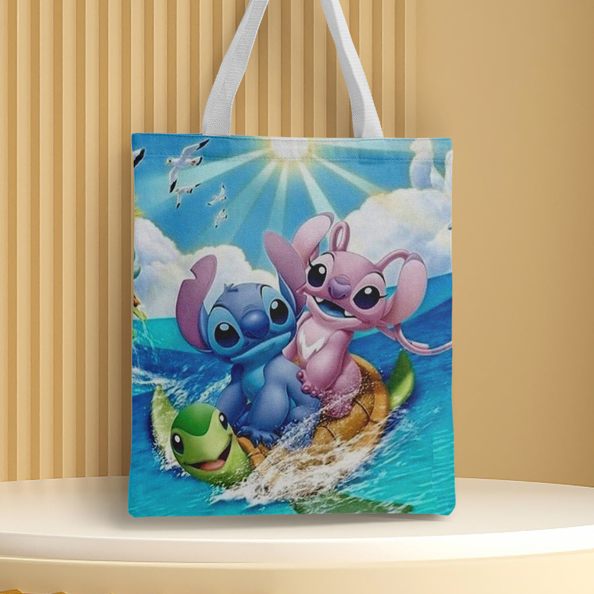 Polyester cartoon printed canvas bag (Minimo de Compra 2) MYA-QB001