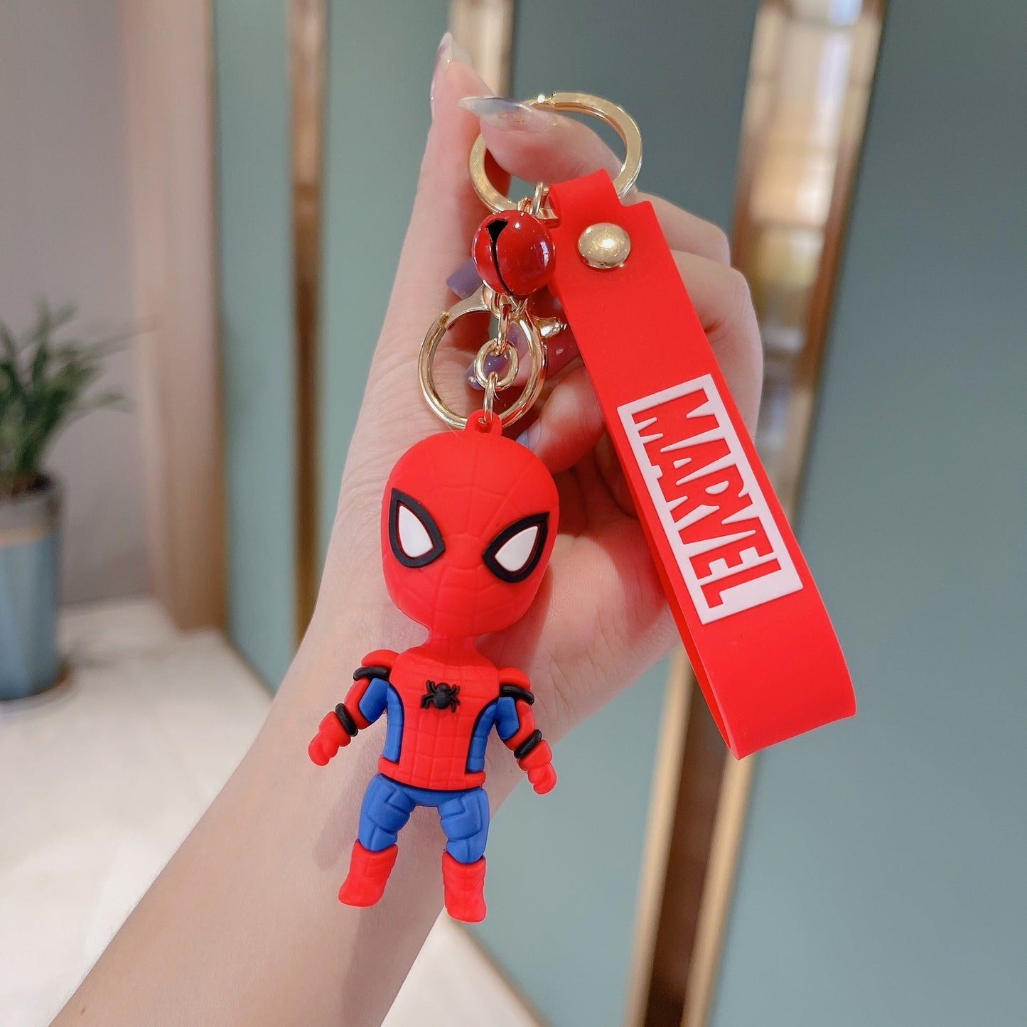 pvc silicone animation keychain （F) MIC-MRan006