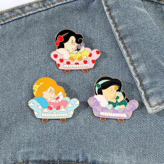 Alloy Princess series brooch (Minimo de Compra 2) MIC-ZhuoL024