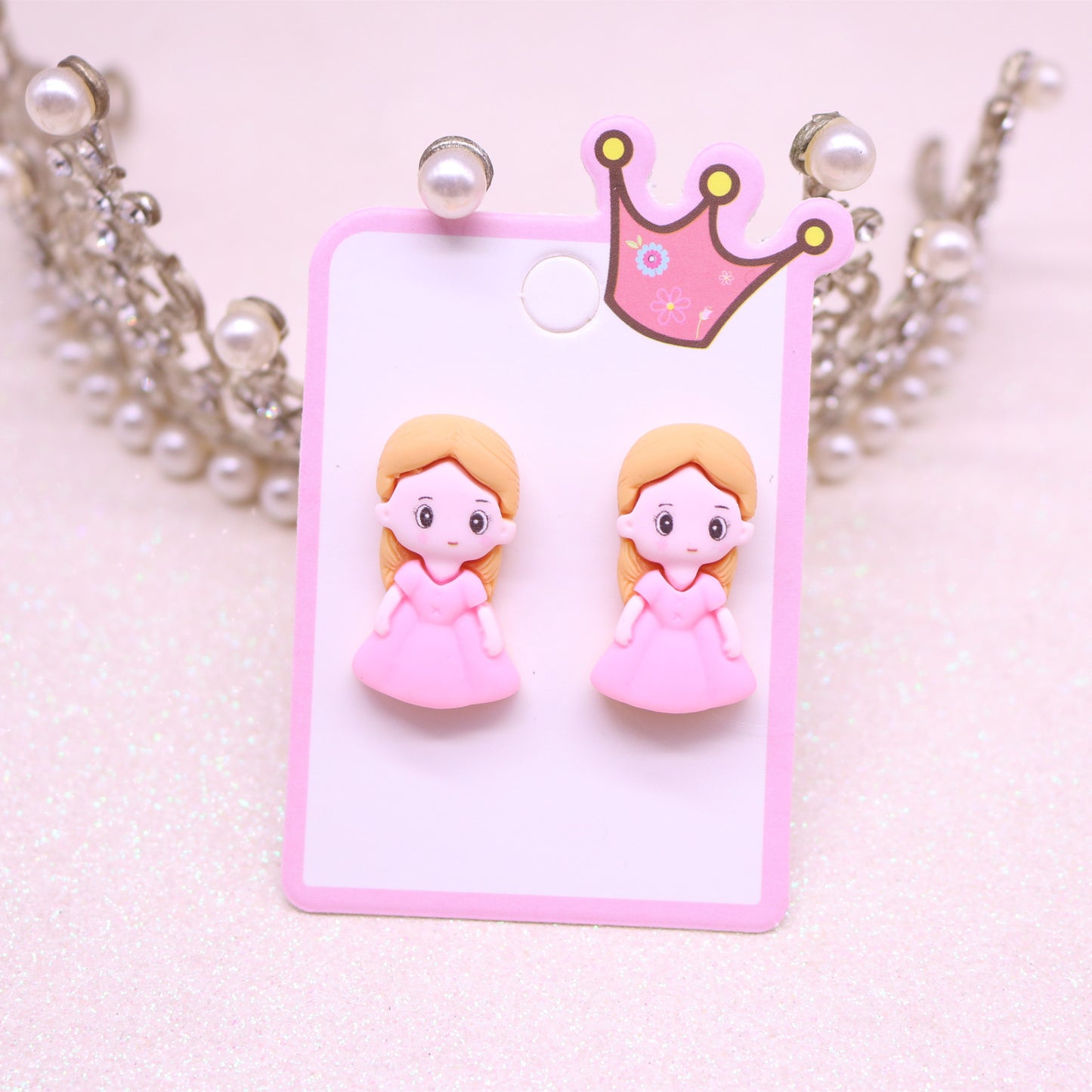 Resin cute cartoon princess ear clip (Mimimo de compra 2) MYA-MuM007