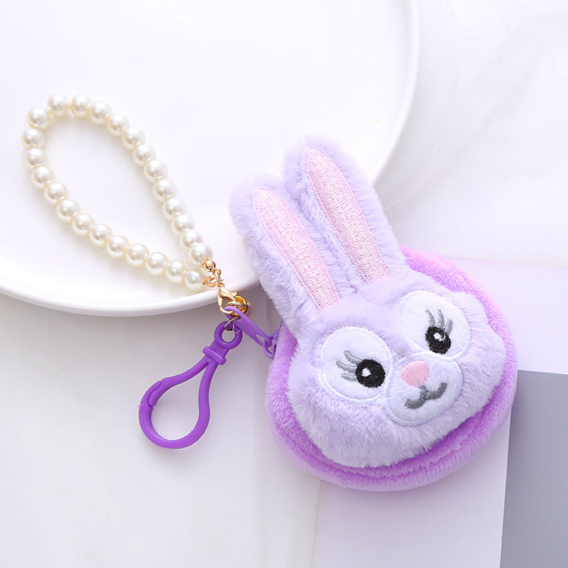 Cotton rabbit zipper small coin purse Minimo de compra 5 MIC-JiaW004