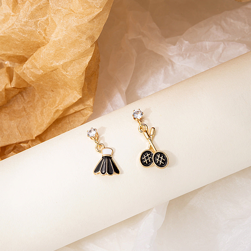 Alloy Asymmetric Cartoon Earrings MIC-MDD013