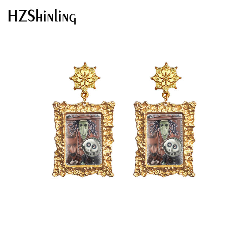 Alloy American Independence Day Earrings (Minimo de compra 5) MYA-XiangL060