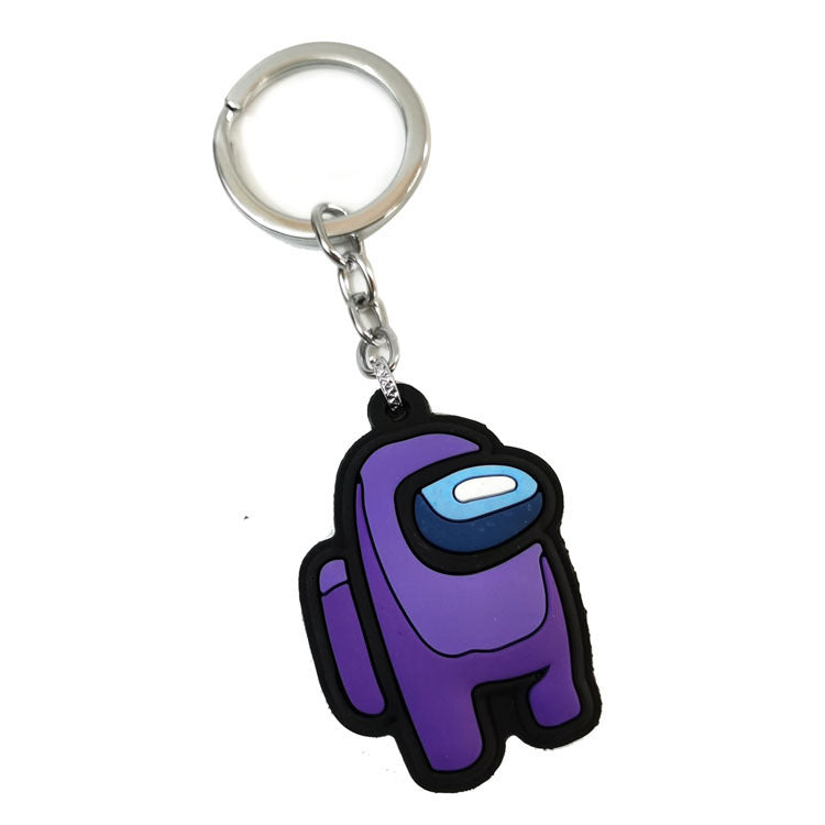 PVC Silicone Jewelry Game Series Keychain MIC-QLP023