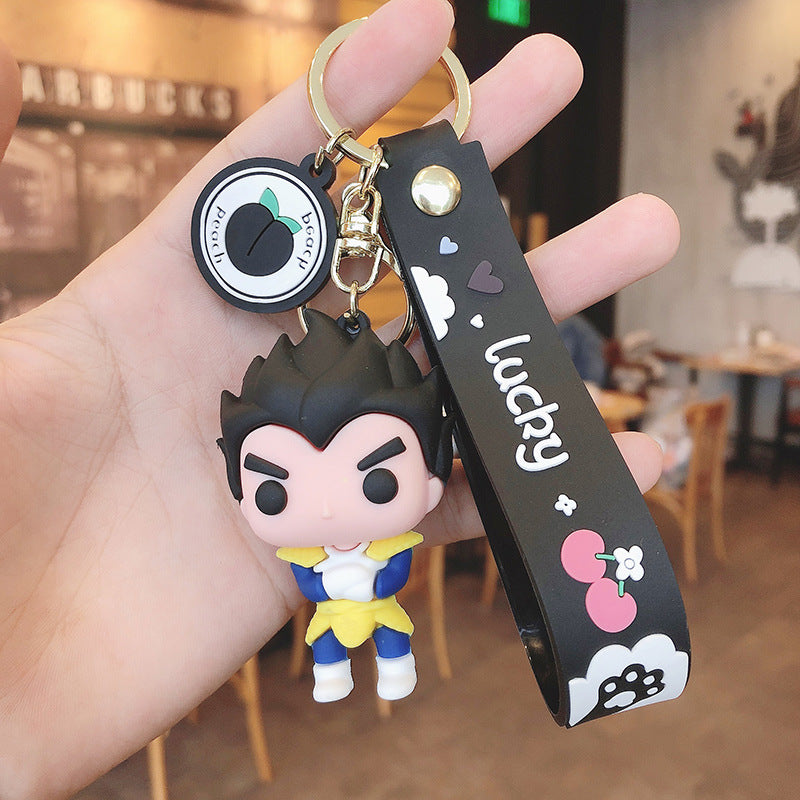 Cartoon Doll PVC Silicone Alloy Keychain (F) FeiRun031