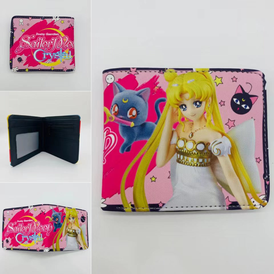 PU cartoon anime short zipper wallet MIC-ChangY008