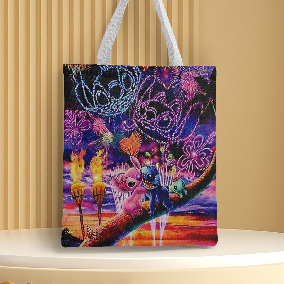 Polyester cartoon printed canvas bag (Minimo de Compra 2) MYA-QB001