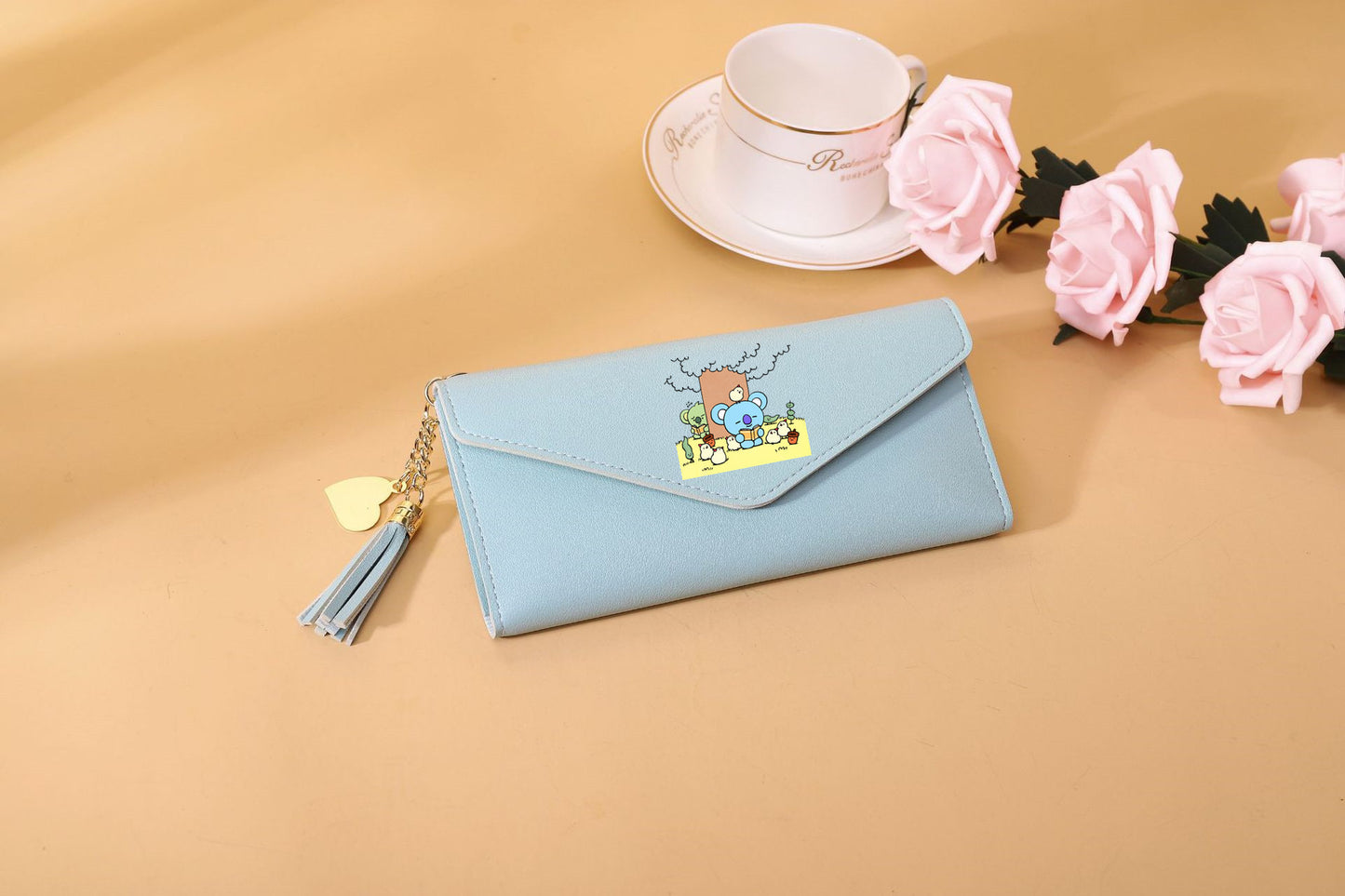 PU cartoon cute card bag tassel wallet MIC-XingY010