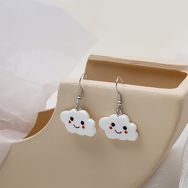 Alloy animal fried egg earrings MIC-MDD007