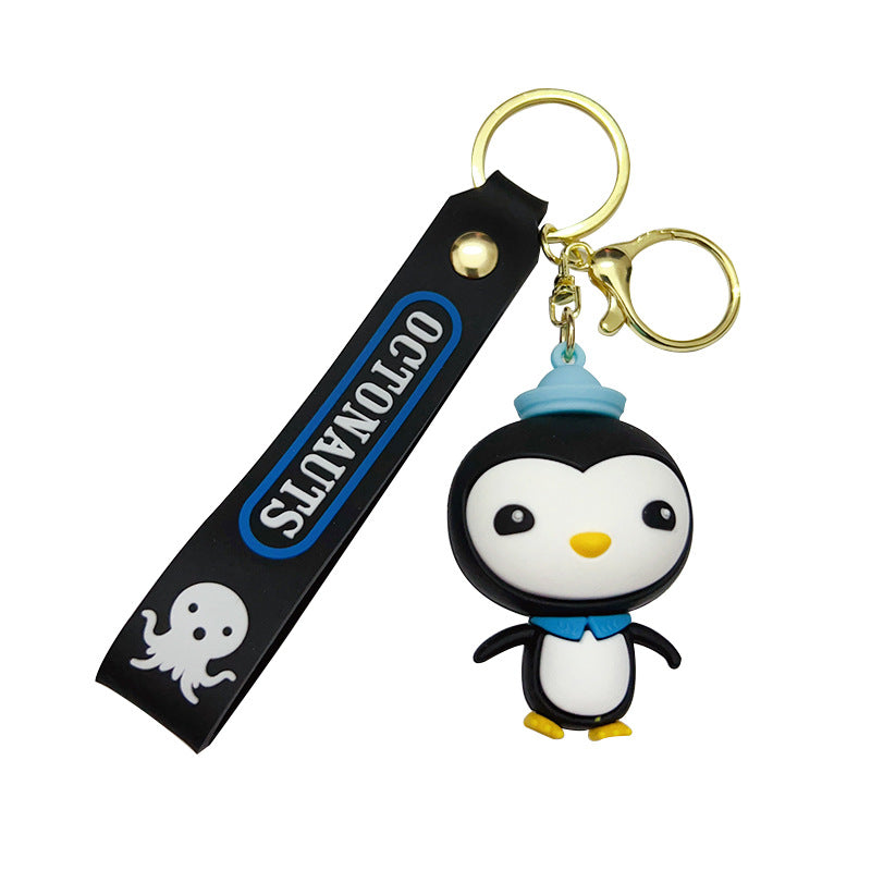 PVC cartoon marine animal keychain MIC-OuS014